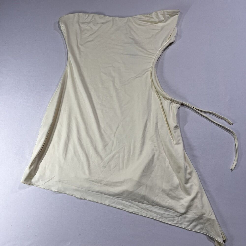 NWT Princess Polly Twyla Strapless Cutout Mini Dress Yellow Size US 12